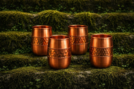 Copper Glass Set (4 pcs)
